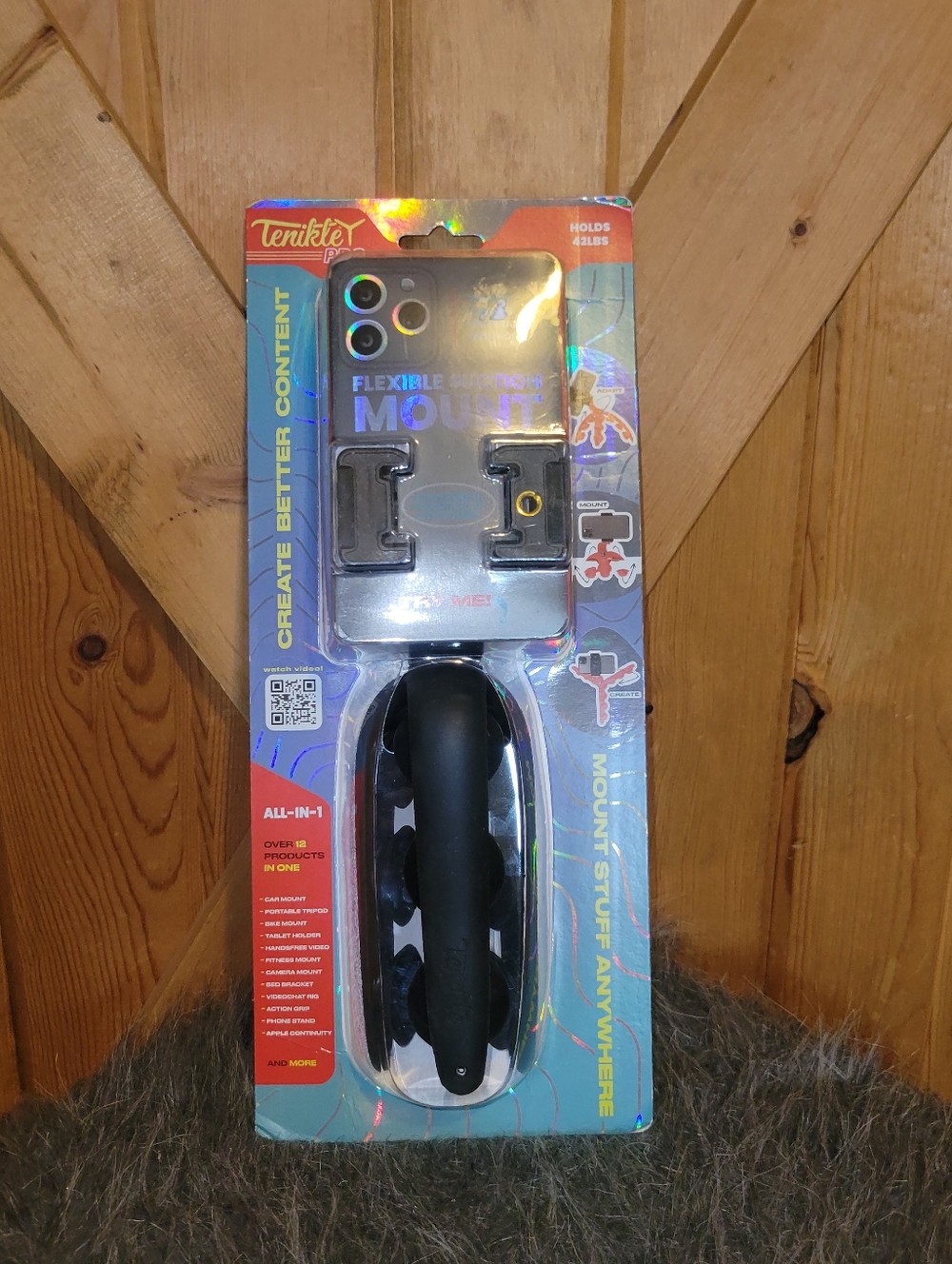 Tenickle Pro Flexible Phone Mount - Black